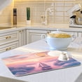 thumbnail image 6 of Sailboat above Clouds Dish Drying Mat 16x18 Absorbent Microfiber Draining Rack Pad for Kitchen Counter Sink, 6 of 8