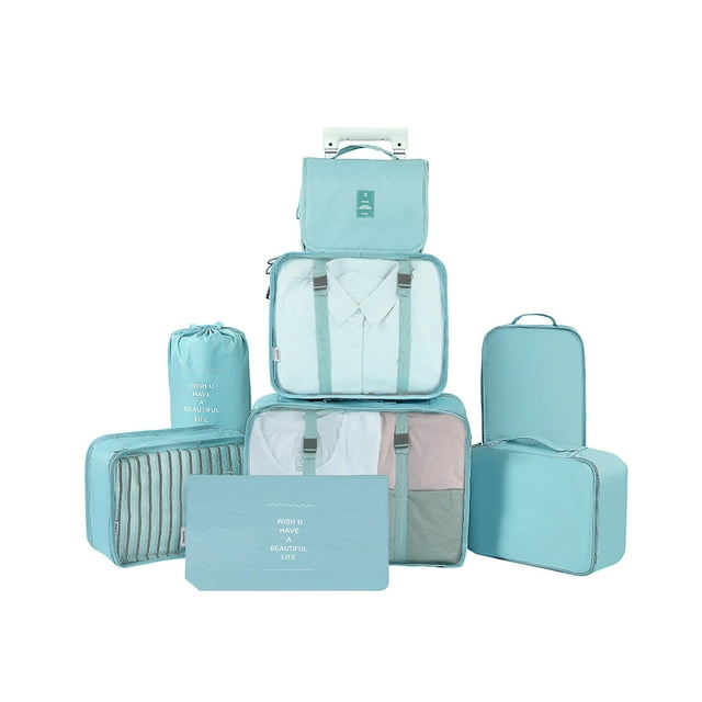 Wmkox8yii Bolsa de almacenamiento Maleta Ropa Zapatos de viaje Ropa interior Bolsa de almacenamiento Organizador Bolsa Conjunto Wmkox8yii shgfkasgfk86