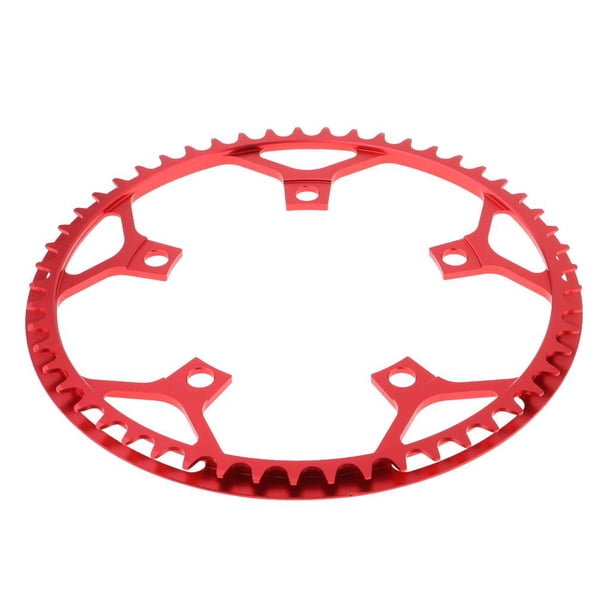 Bici Single Speed 130BCD Aluminio Plato 45T 47T 53T 56T 58T Zulema Bicicleta Plato Rojo 53T