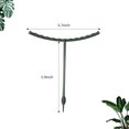 thumbnail image 5 of 6 estacas de soporte para plantas, (5,7 x 5,9 pulgadas), anillo de soporte semicircular de metal para plantas, jaula botánica de plástico, soporte para flores, enrejado trepador para plantas pequeñas,, 5 of 5