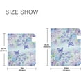 thumbnail image 3 of Spring Mailbox Covers, Purple Hydrangea Butterfly Mailbox Covers Oxford Cloth Post Box Cover with Magnetic Strip for Garden Yard Decor, 3 of 6