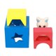 thumbnail image 2 of Juguetes Geométricos De Madera, Juegos De Mesa De Madera Esquina Suave Para Entrenamiento Espacial Para Entrenamiento De Pensamiento Lógico Para Niños Cergrey Gato, 2 of 8