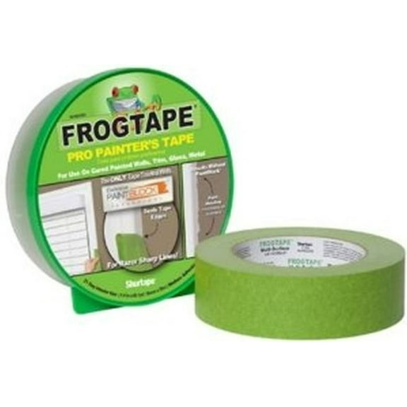 Shurtape FrogTape PaintBlock Tape CF120 - Premium Painter's Tape - 2 Pack, 36mm x 55m, Green