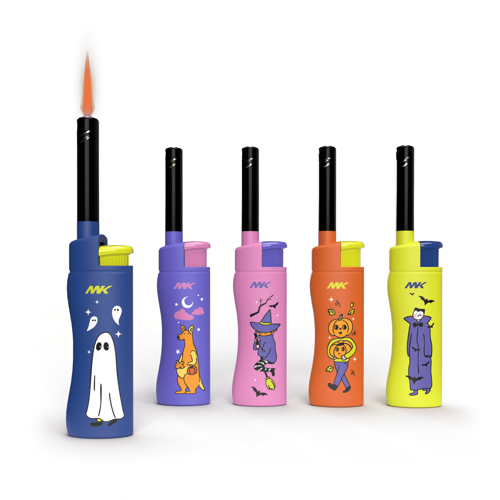 M-K Mini Refillable Gas Torch – Ergonomic Butane Jet Flame Lighter