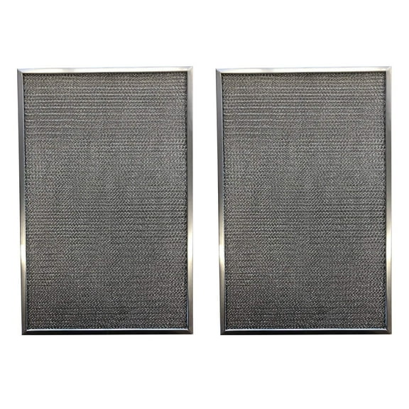 Replacement Aluminum Pre/Post Filter- 9-7/8 x 19-7/8 X 3/8 - Compatible with Honeywell Air Cleaner Models F50F1032, F300E1027, F300A2020 - (2-Pack)