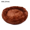 thumbnail image 1 of Labymos Lit Rond Confortable en Peluche pour Chiens Chats Base Imperméable Antidérapante en Fourrure Douce, 1 of 8