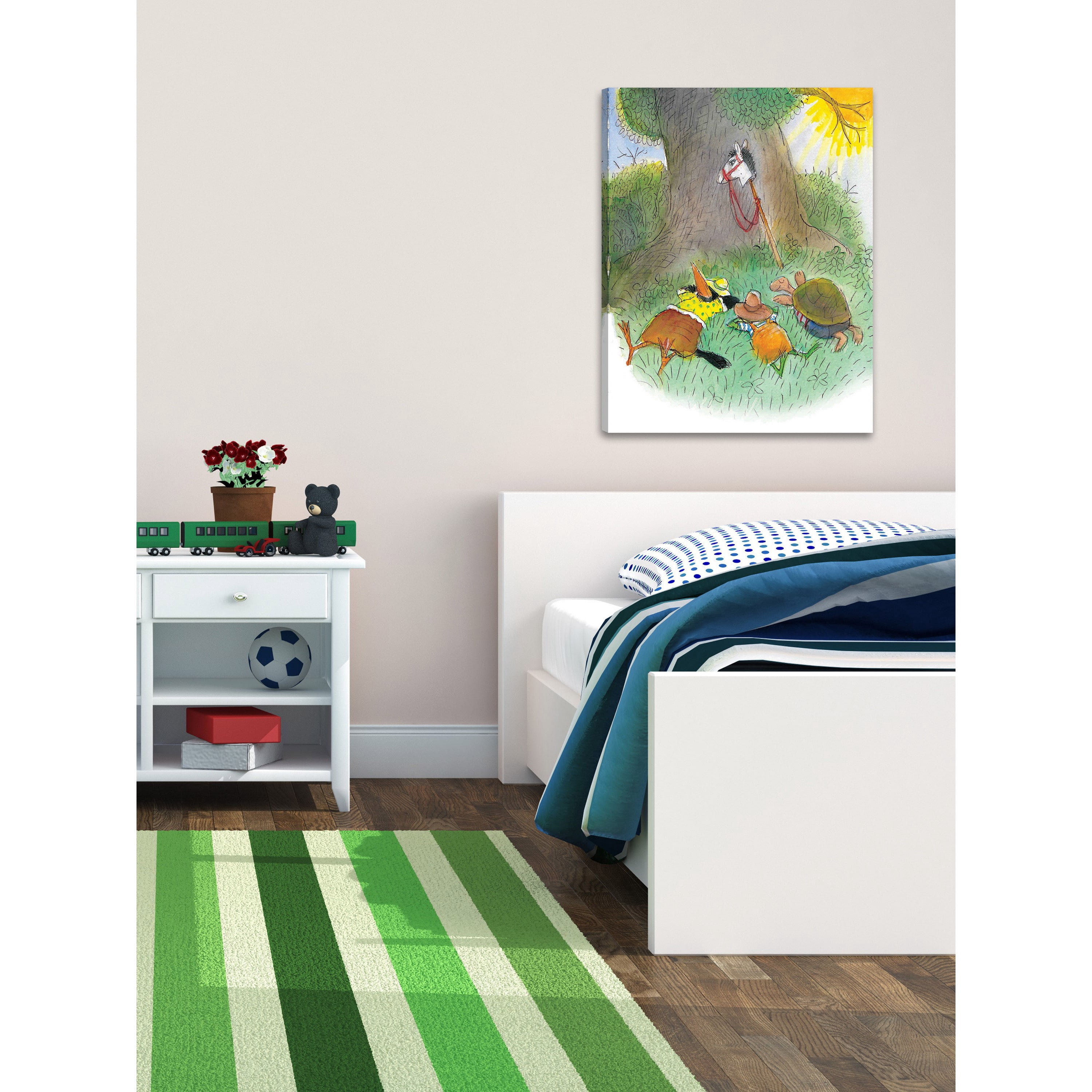Marmont Hill "Sweet Nap" by Curtis Painting Print on Canvas