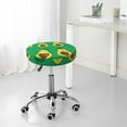 thumbnail image 7 of Vsdgher Cartoon Fruit 1 Print Stool Covers Round,Stretch Round Stool Covers Washable Stool Cushion Slipcover Elastic Chair Covers for 12-14 Inch Chair, 7 of 7