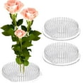 SUPVOX 16pcs Plastic Floral Water Tubes With Suction Cup Single Stem