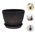 thumbnail image 3 of 1 Set Garden Plastic Plant Pot Succulent Planter with Saucer, 3 of 8