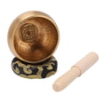 thumbnail image 2 of Cuenco Con Sonido, Cobre Rojo Sensación De Calma Cuenco Para Cantar De Poliéster De Madera De Melocotón Voz Pacífica Para La Meditación Para La Relajación ANGGREK Singing Bowl, 2 of 8
