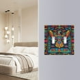 thumbnail image 4 of Yayeee Toggle Light Switch Wall Plate 2-Gang 4.56"x4.48" Decorative Outlet Cover, Abstract Eagle, 4 of 7