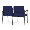 thumbnail image 3 of Mystic Reception Waiting 2-Seat Tandem Seating / Charcoal Steel / Blue, 3 of 5