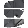 thumbnail image 5 of COOFANDY Mens Casual Blazer Jacket Slim Fit Lightweight Sport Coats Suit Blazer, 5 of 6