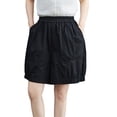 thumbnail image 1 of AherBiu Shorts Larges pour Femmes Amples en Coton Lin Été Légers avec Poches, 1 of 5