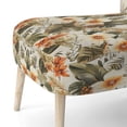 thumbnail image 5 of Designart "Tropical Greens Warm Earth Tones IV" Upholstered Tropical Accent Chair and Tropical Arm Chair - Multiple Color & Pattern, 5 of 7