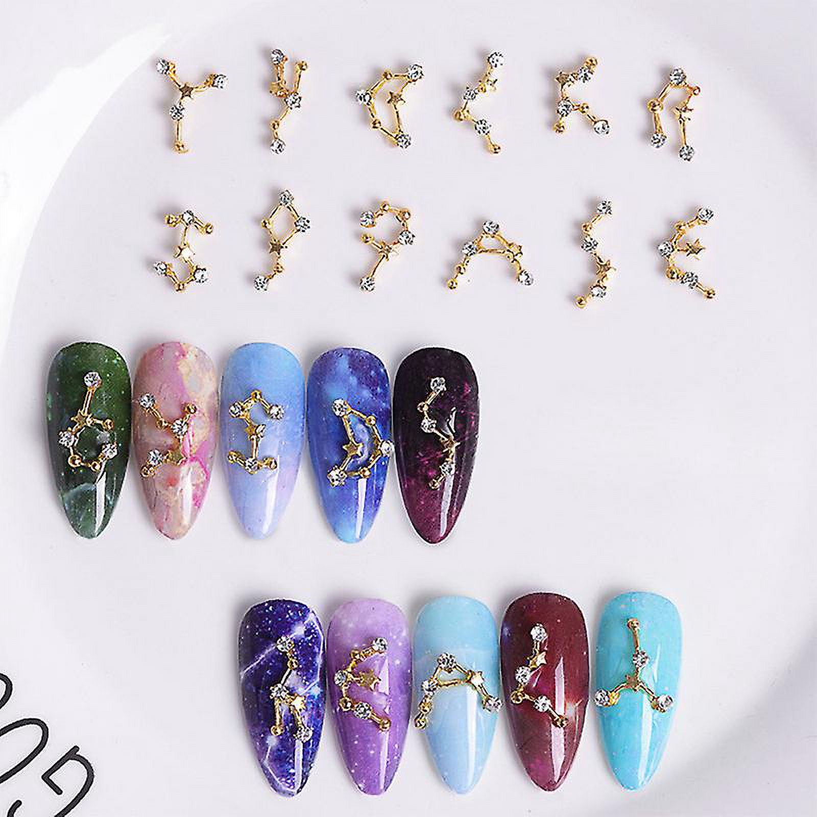 2pcs Manicure Turntable Stickers