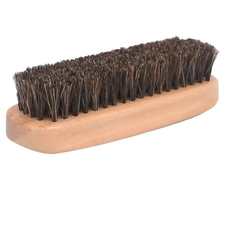 

NUOLUX Brush Shoe Polish Boot Leather Brushes Horse Hair Shine Polishing Applicator Cleaning