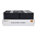 thumbnail image 3 of CD Storage Protective Jewel Cases Organizer Replacement Box 100 Pack Slim, 3 of 3