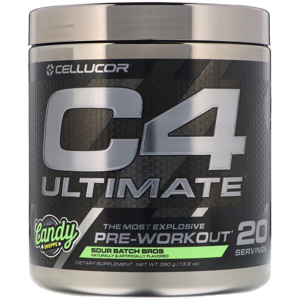 Cellucor C4 Ultimate, PreWorkout, Sour Batch Bros, 13.8 oz (390 g