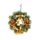 thumbnail image 3 of Corona de anillo Floral artificial BLESIY dorado, 3 of 8