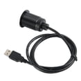 thumbnail image 4 of Single Port Dual USB 2.0 Male To USB 2.0 Female, ABS Material USB Dash Mount Cable Waterproof Wide Applicability  For Ship, 4 of 8