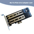 thumbnail image 3 of WINDLAND Add On Cards NVMe M.2 SSD To PCIe 4.0 X1 M.2 SSD Adapter With Bracket Adapter, 3 of 8