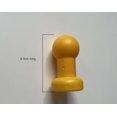 thumbnail image 4 of 12 x tapas de trampolín tapas de poste, 8x5 cm amarillo TUNC Sencillez, 4 of 4