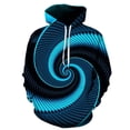 thumbnail image 3 of Nouveau Sweat à Capuche Flamme Colorée 3D Fluorescent pour Hommes et Femmes Automne Hiver Graphique Optique, 3 of 5