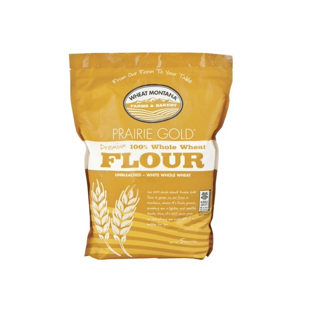 Wheat Montana Prairie Gold 100 White Whole Wheat Premium Flour, 5 lb