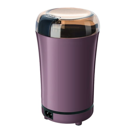 

Stainless Steel Coffee Bean Grinder Household Mini Coffee Maker Coffee Grinder with UK Plug Purple