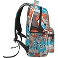 thumbnail image 3 of Darwin Gumball Backpack The Amazing Anime World Of Gumball Laptop Backpack Lightweight Large Capacity Travel Backpack Cartoon Anime Fans Gift Style-1, 3 of 7