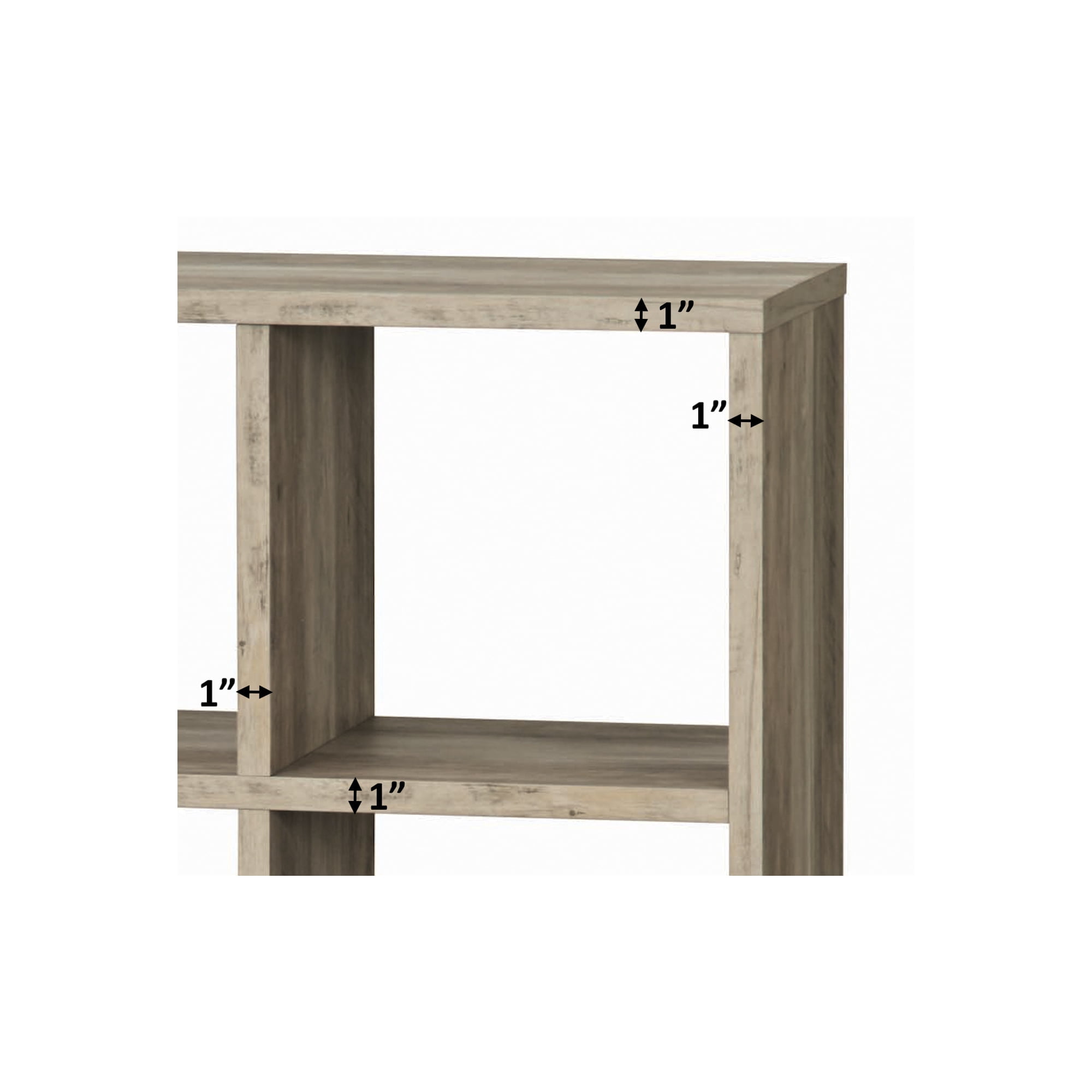 Better Homes & Gardens 8-Cube Organizer with Metal Base, Rustic Gray