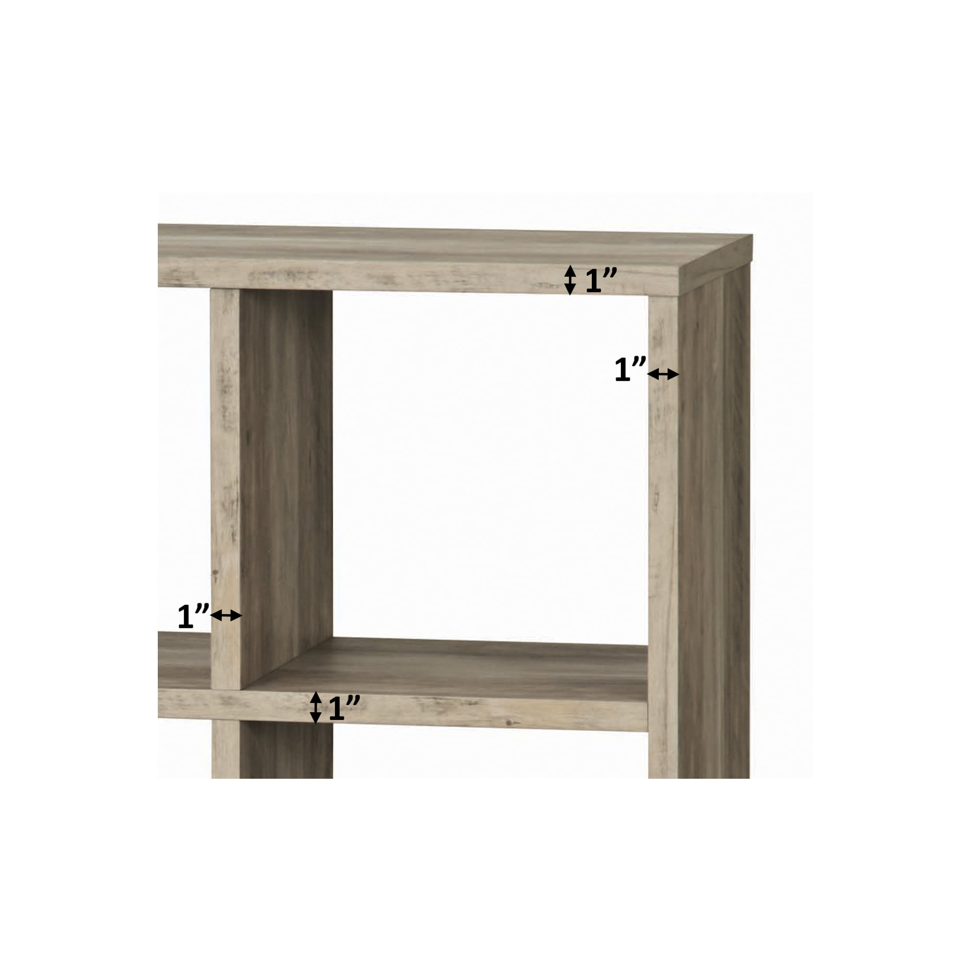 Better Homes & Gardens 8-Cube Organizer with Metal Base, Rustic Gray photo 6