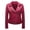 Red jacket for women, variant on Usmixi 2023 Winter Womens Leather Jacket Faux Leather Jacket Women Trendy Black Slim Lapel Zip up Motorcycle Moto Biker Short Coat Casual Pocket Solid Long Sleeve Outwear with Belt Up to 65% off