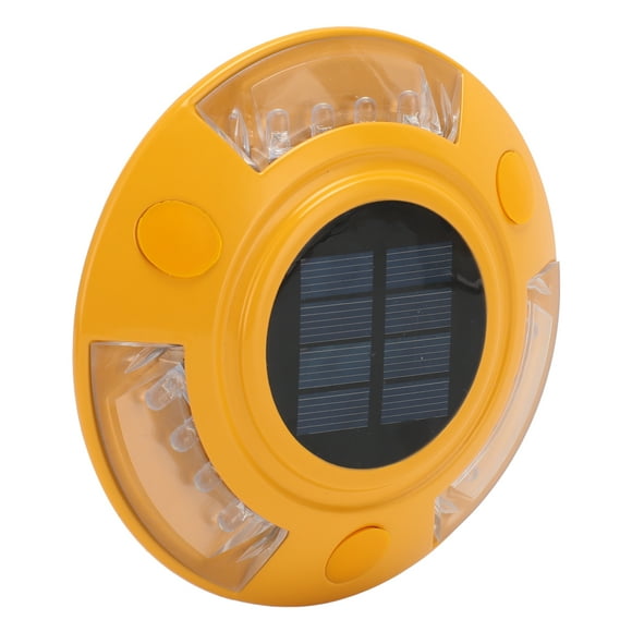 Solar Deck Lights, Solar Powered Dock Light Outdoor, LED Driveway Marker Lights, IP68 Waterproof Road Markers, Warning Road Studs For Boat, Dock, Pathway, Runway, Sidewalk, Steps