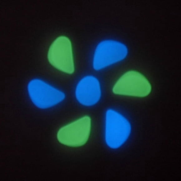 QUMIIRITY Glowing Cobblestone 100Pcs for Garden and Outdoor