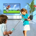 thumbnail image 3 of HAHDAXIA Clubs de Golf Mario pour Switch/Switch OLED, Club de Golf Ajustable pour Switch Pressé ZL&ZR avec Bande de Main pour Contrôleur, Club de Golf pour Switch Sprots Mario Golf Super Rush 2021 - Rouge &, 3 of 7