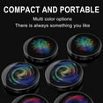 thumbnail image 4 of SIYTUAU Luminous Galaxy Star Spinner Toy 2.8X0.3 Inch Stainless Steel Cosmic Decompression Desktop Fidget Gift Rotating Space Stress Relief Spinner Pattern A A, 4 of 4