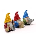 thumbnail image 1 of Set de decoración de jardín con diseño de gnomos de resina coloridos, 20 cm, 260 g, 1 of 2