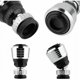 thumbnail image 4 of Adaptador de filtro de boquilla de grifo con diseño giratorio de 360 grados duradero, aireador de grifo de acero inoxidable y plástico que ahorra agua, ahorra hasta un 70 % de agua en comparación con, 4 of 5