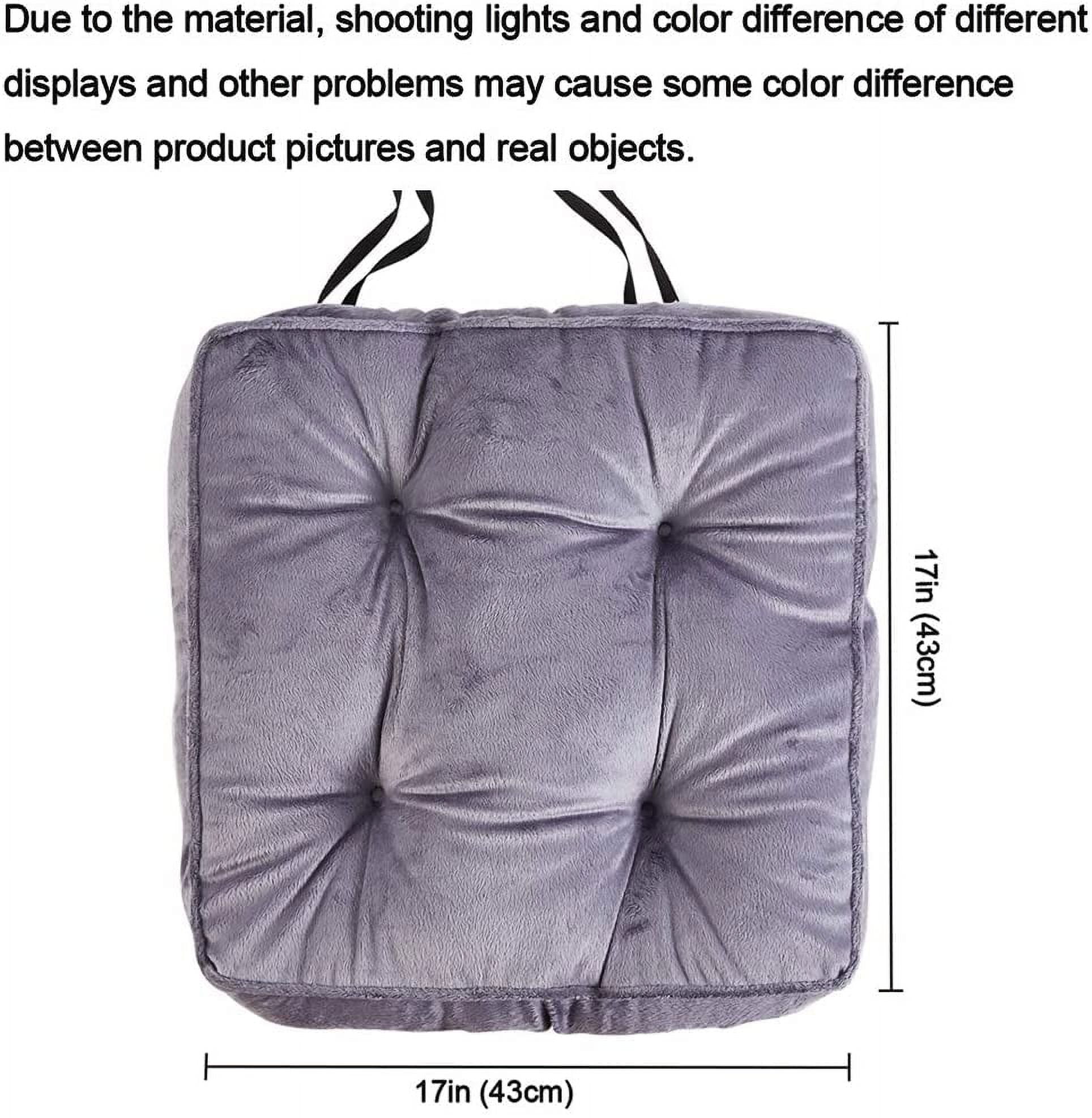 Cotton Chunky Booster Cushion Thick Seat Pads Chair Armchair Sofa