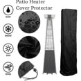 thumbnail image 2 of Heavy Duty Glass Tube Heater Cover - Waterproof Square Standing Patio Heater Protector For Outdoor Triangle Heater And Pyramid Torch, 2 of 4