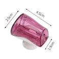 thumbnail image 2 of LEORX Toothbrush Holder for Office 6Pcs Assorted Color Plastic Wall Mount Suction Cup for Adults, 2 of 8