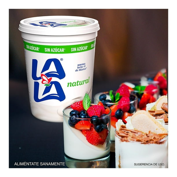 Yoghurt batido Lala natural sin azúcares añadidos y probióticos