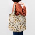 thumbnail image 4 of Xecao's Cartoon Poodle Dog Canvas Tote Bag is a versatile choice for women, serving as a stylish beach bag, shopping bag,and reusable grocery bag., 4 of 5