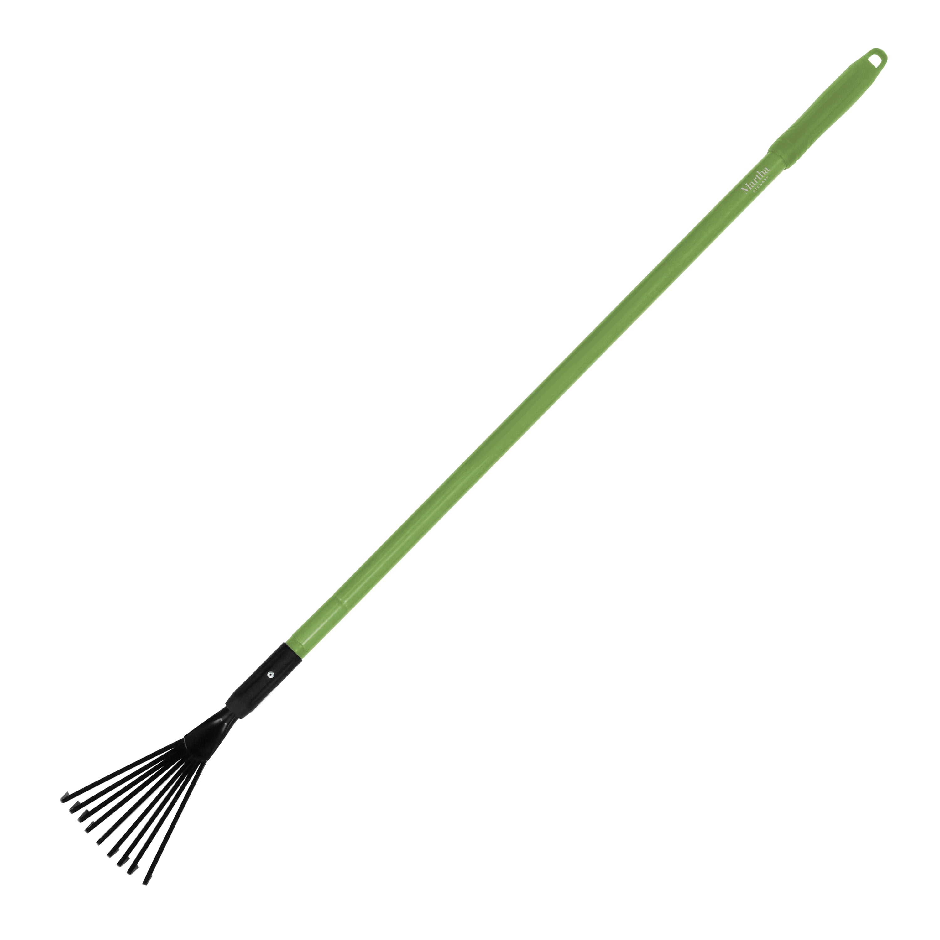 Martha Stewart MTS-TELR Telescoping 5.4 in Shrub Rake with Comfort Grip Handle