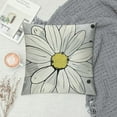 thumbnail image 2 of Shiartex Spring Daisy Pillow Covers Yellow Gray Outdoor Throw Pillow Cases Summer Floral Pillowcase Flower Cushion Covers Home Decorations for Bed Sofa Couch，Multi-Size, 2 of 5