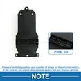 thumbnail image 4 of Interruptor de ventana eléctrica delantero izquierdo Unique Bargains para Honda CR-V 2002-2006 No.35750S9A305, 4 of 7