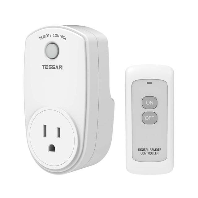 Salida de control remoto inalámbrica TESSAN para luces, lámparas y ventiladores